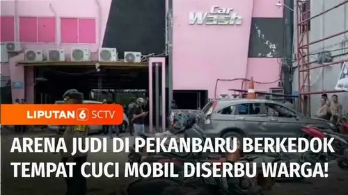 VIDEO: Arena Judi Berkedok Tempat Cuci Mobil di Pekanbaru Diserang Massa!