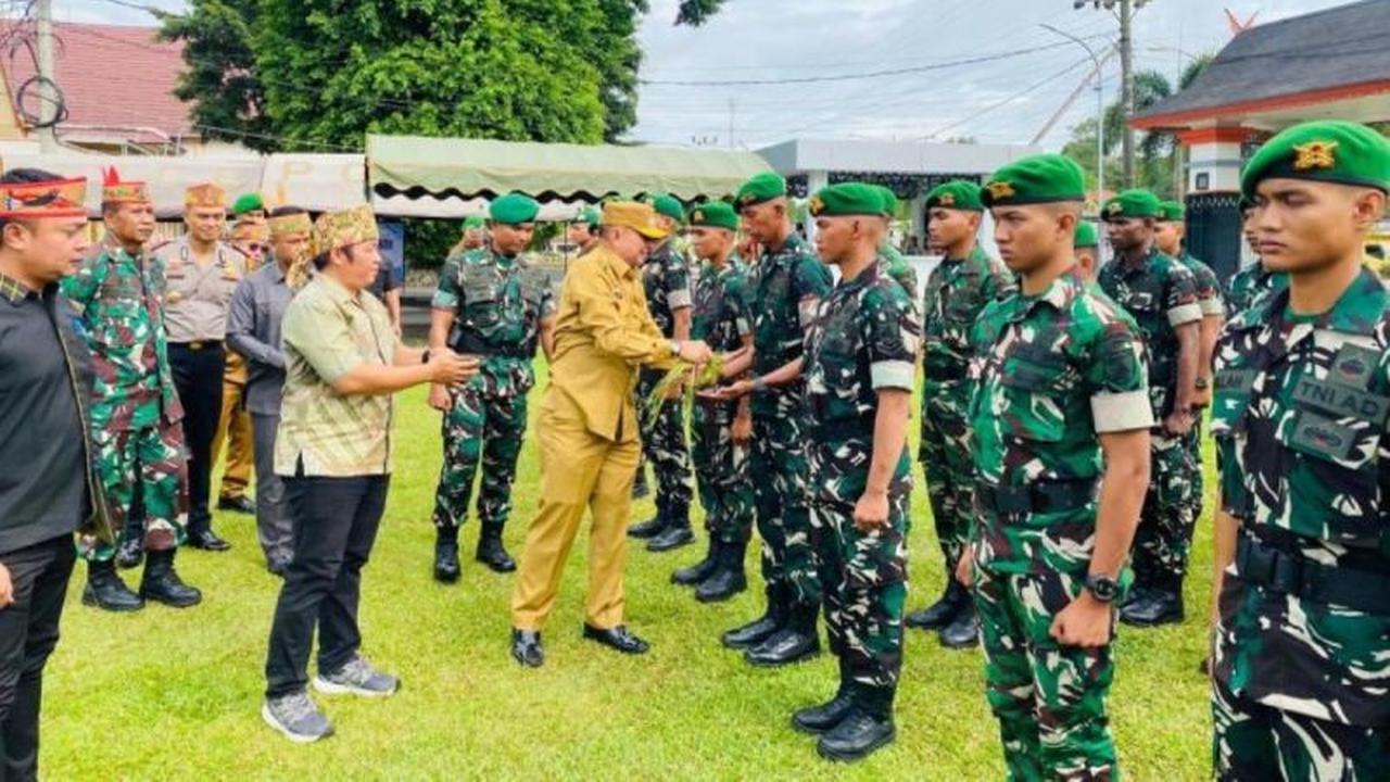 Yonif TP Barito Timur Pastikan Kontribusi Nyata untuk Pembangunan Daerah