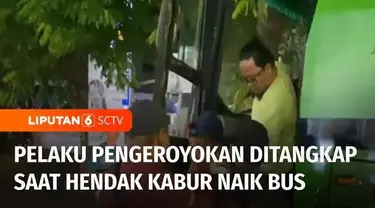 Penangkapan lima orang pemuda terduga pelaku pengeroyokan di Pekalongan, Jawa Tengah, berlangsung dramatis. Terduga pelaku diringkus dari dalam bus yang akan membawa mereka menuju Banyuwangi, Jawa Timur.
