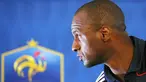 Kapten Timnas Prancis, Patrick Vieira dalam konferensi pers pada 4 Juni 2009 di Stadion Gerland, Lyon, jelang partai persahabatan menghadapi Turki. Prancis bersiap untuk laga kualifikasi PD 2010 kontra Kep. Faroe pada 19 August 2009. AFP PHOTO/FRANCK FIFE