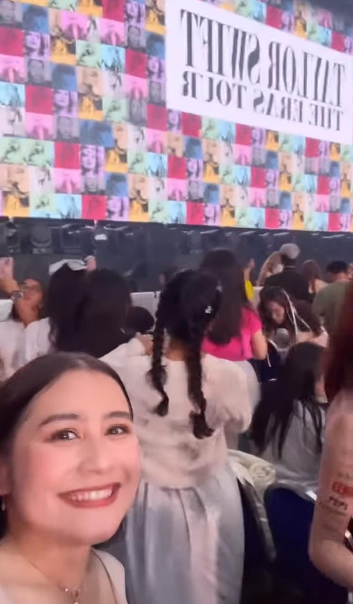 Prilly Bersyukur Bisa Nonton Konser Taylor Swift