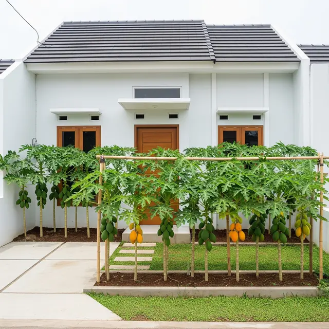 9 Inspirasi Kebun Mini Pagar Hidup dari Tanaman Buah Produktif, Solusi Lahan Terbatas