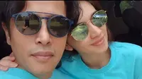 Angel Karamoy dan Jose Poernomo tampakkan kemesraan. (Instagram/realangelkaramoy)