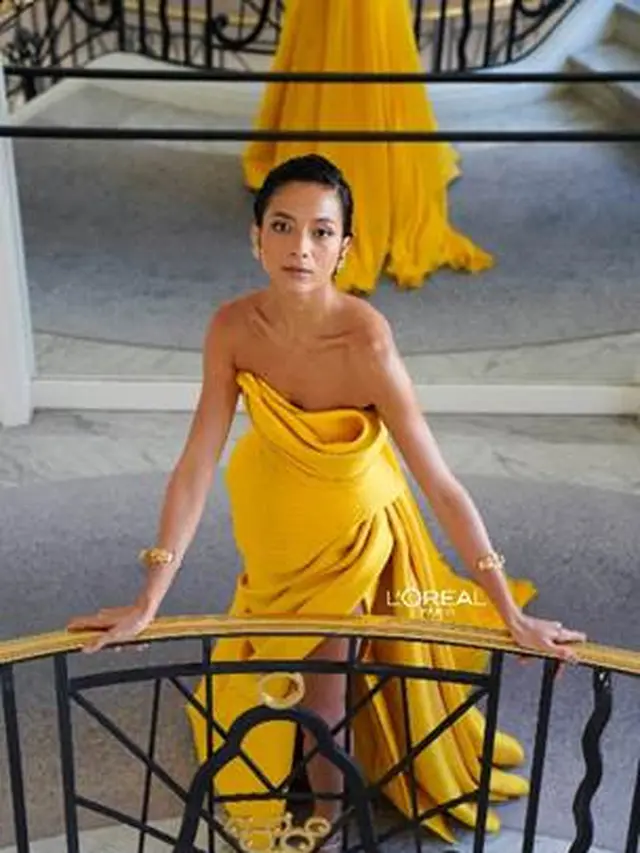 Detail Gaun dan Makeup Putri Marino di Cannes Film Festival, Hadirkan Pesona Eksotis Khas Perempuan Indonesia