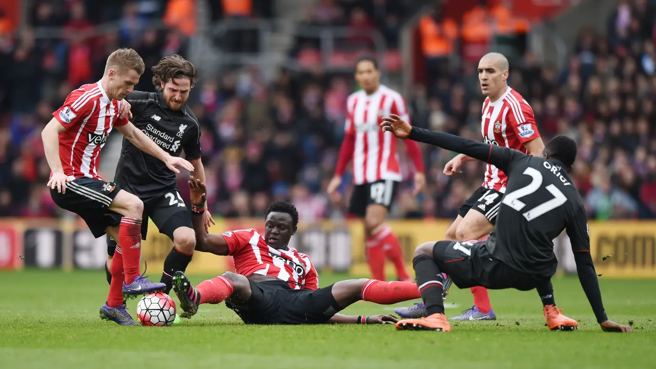 Jalannya laga Southampton Vs Liverpool
