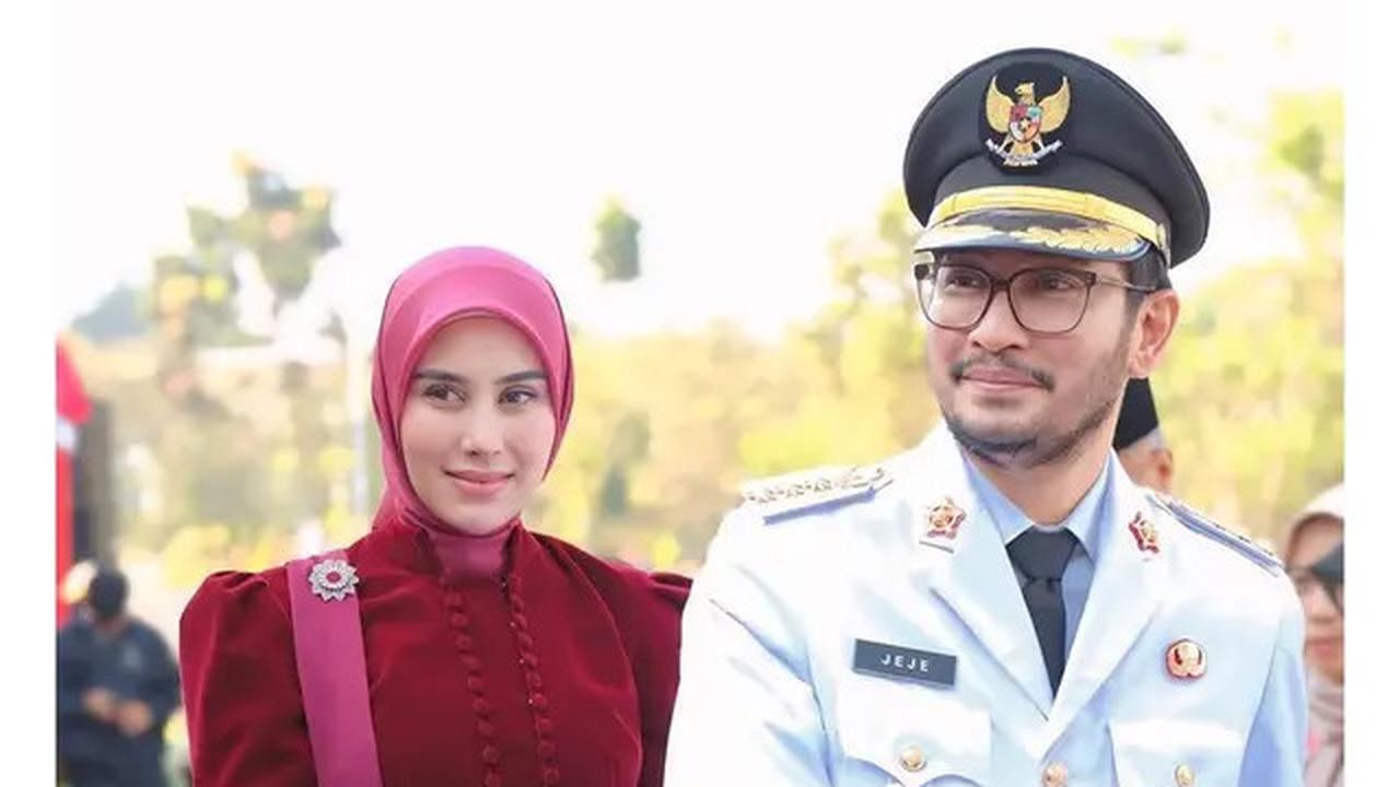 7 Potret Syahnaz Sadiqah di Upacara HUT ke-80 RI, Perdana sebagai Istri Bupati