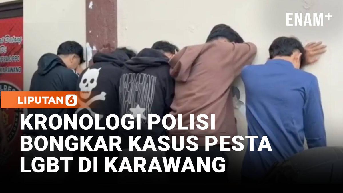 Kronologi Polisi Bongkar Kasus Pesta LGBT di Karawang