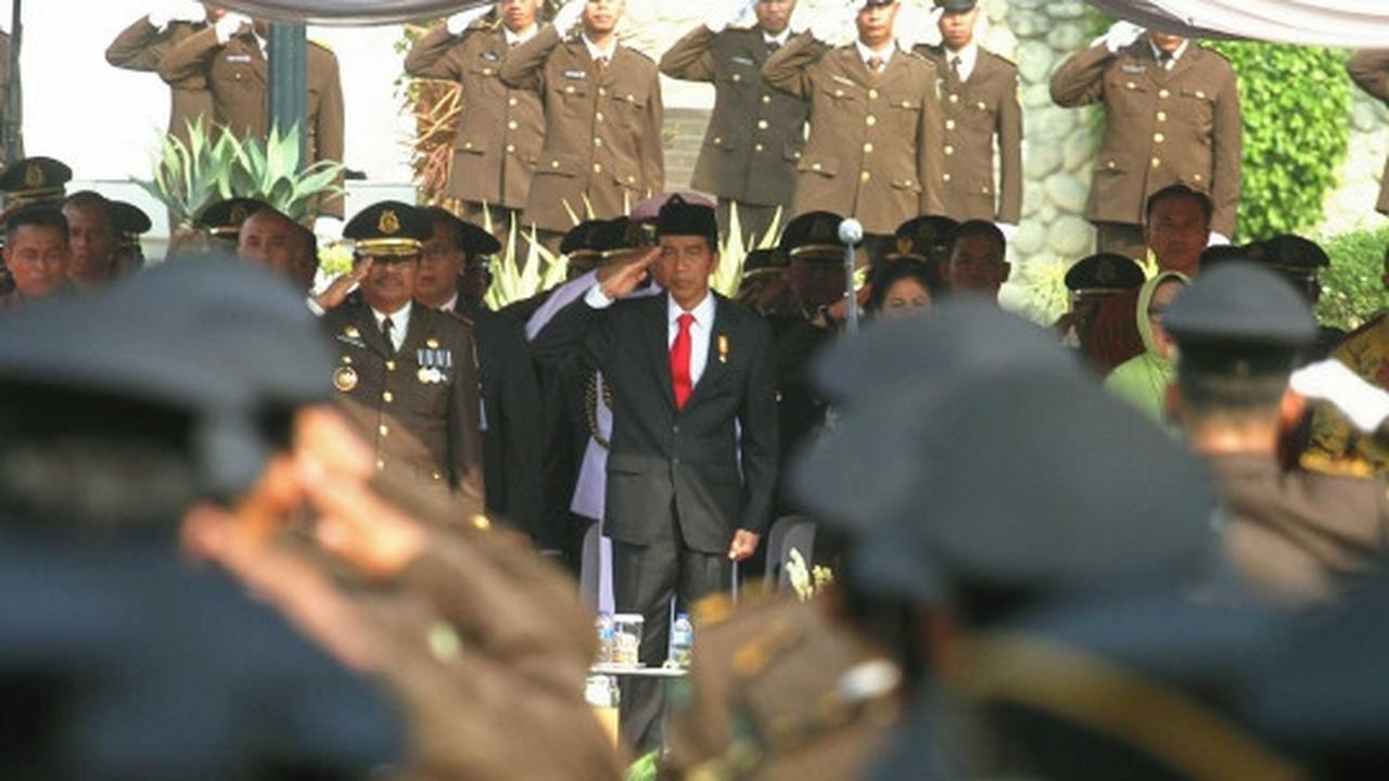 Jokowi hadiri HUT Bhakti Adhyaksa di Kejagung