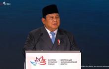Bicara di Rusia, Prabowo Jelaskan Pentingnya MBG hingga Hilirisasi