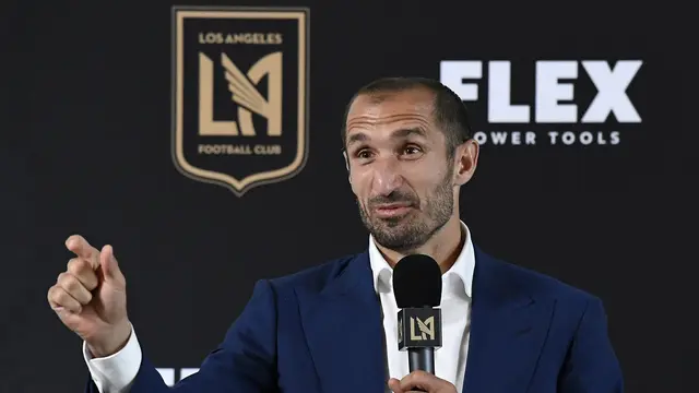 Bek Giorgio Chiellini Resmi Diperkenalkan Los Angeles FC