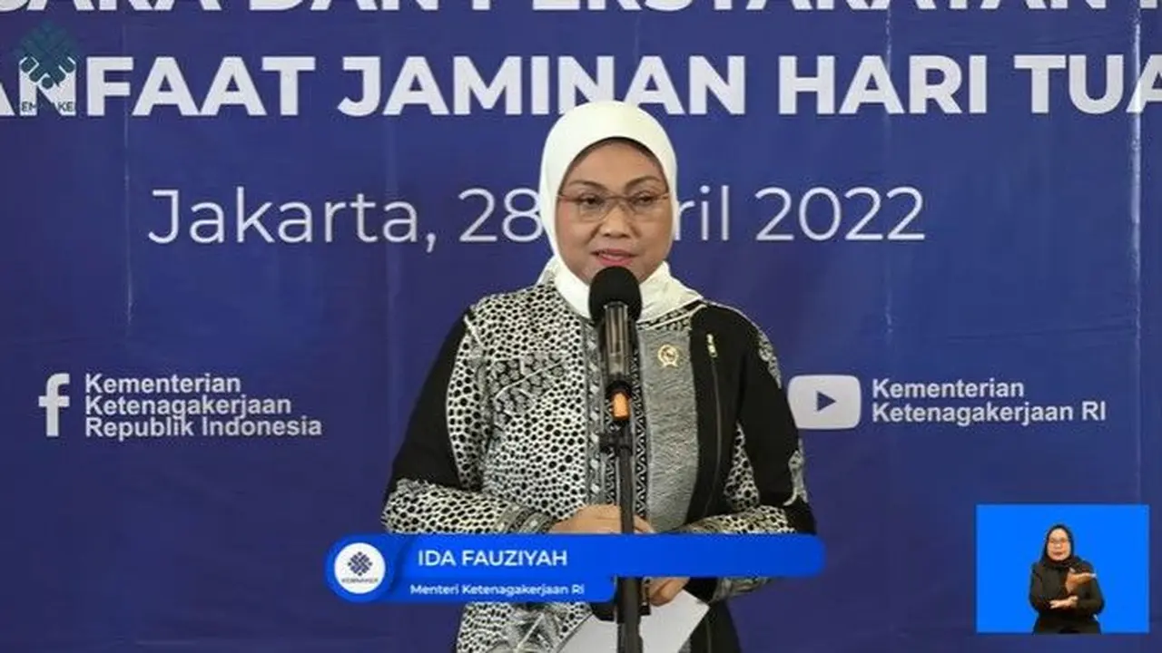 Menteri Ketenagakerjaan (Menaker) Ida Fauziyah, mengatakan pekerja tetap dapat mengajukan klaim manfaat Jaminan Hari Tua (JHT) meskipun terdapat terdapat tunggakan pembayaran iuran JHT oleh pengusaha.