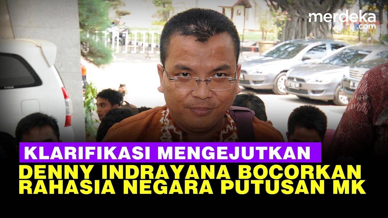 VIDEO: Klarifikasi Denny Indrayana Soal Putusan MK: Tak Ada Pembocoran Rahasia Negara