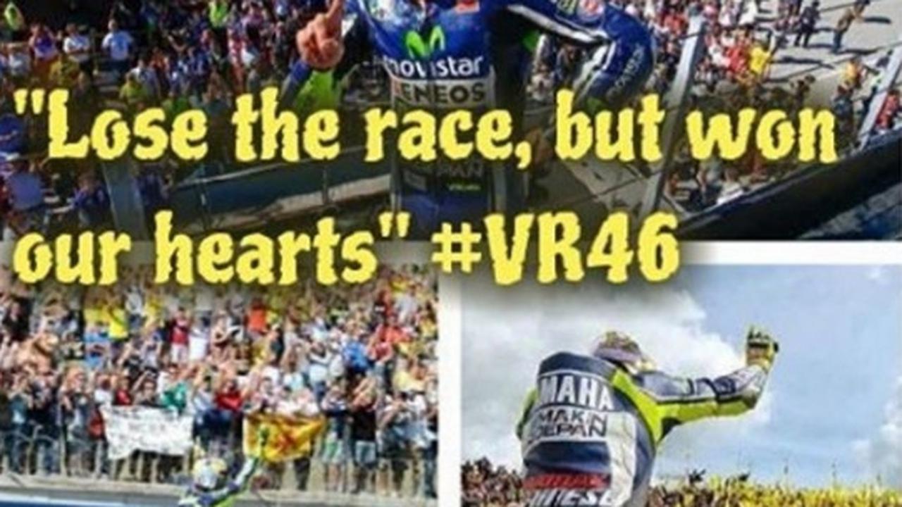 Deretan meme dukungan ke Valentino Rossi selepas GP Valencia 2015
