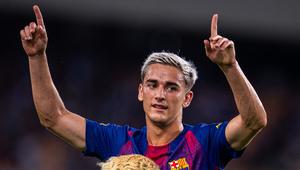 Selebrasi Gavi dalam laga pramusim Daegu vs Barcelona, Senin (4/8/2025). (FC Barcelona Official)