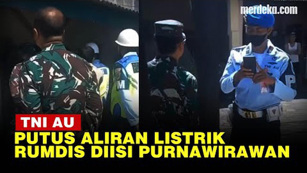 VIDEO: Alasan TNI AU Putus Aliran Listrik Rumdis Purnawirawan di Surabaya