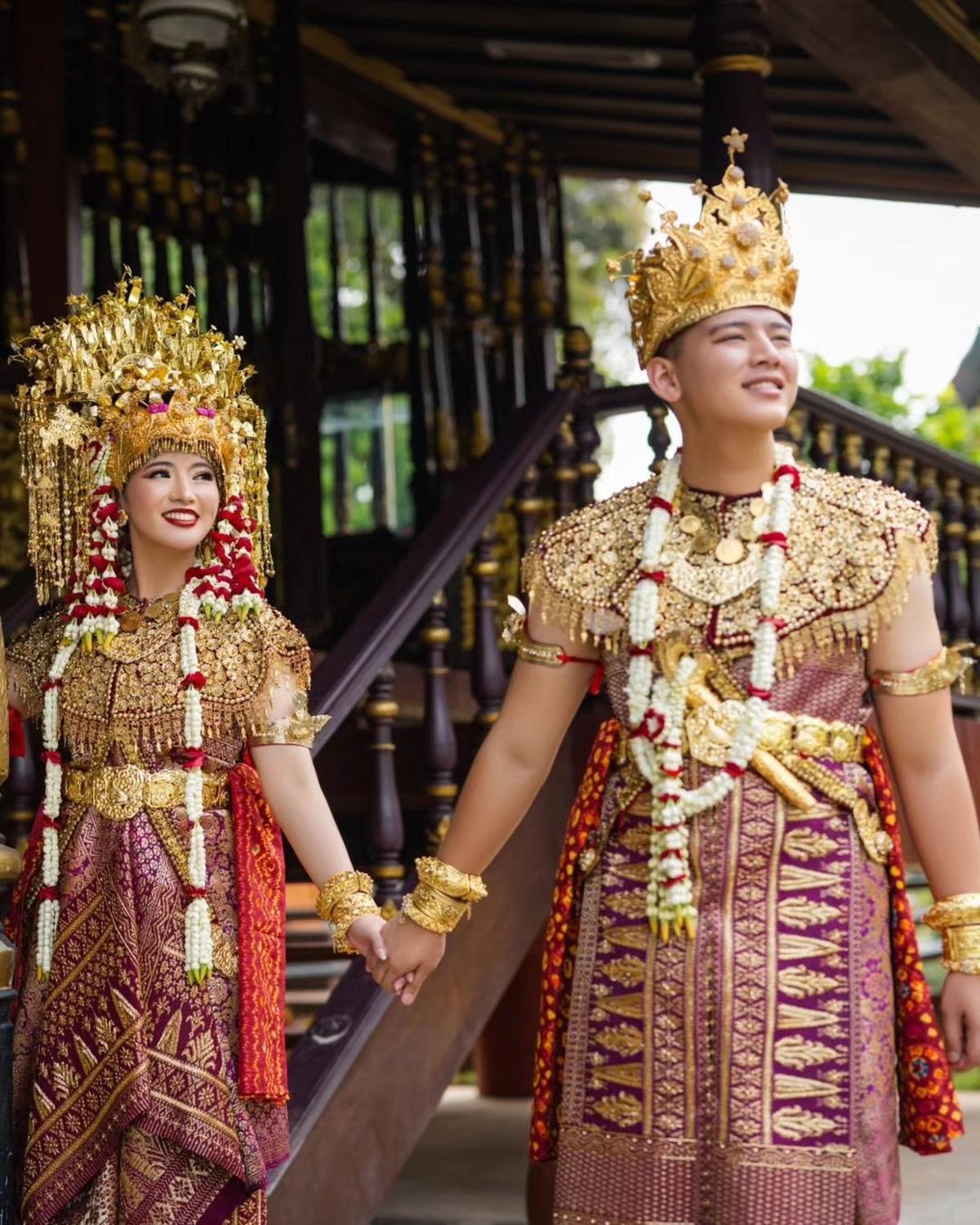 Foto-Foto Prewedding Iptu Hafiz dan Putri Andika Perkasa Berkonsep Nusantara