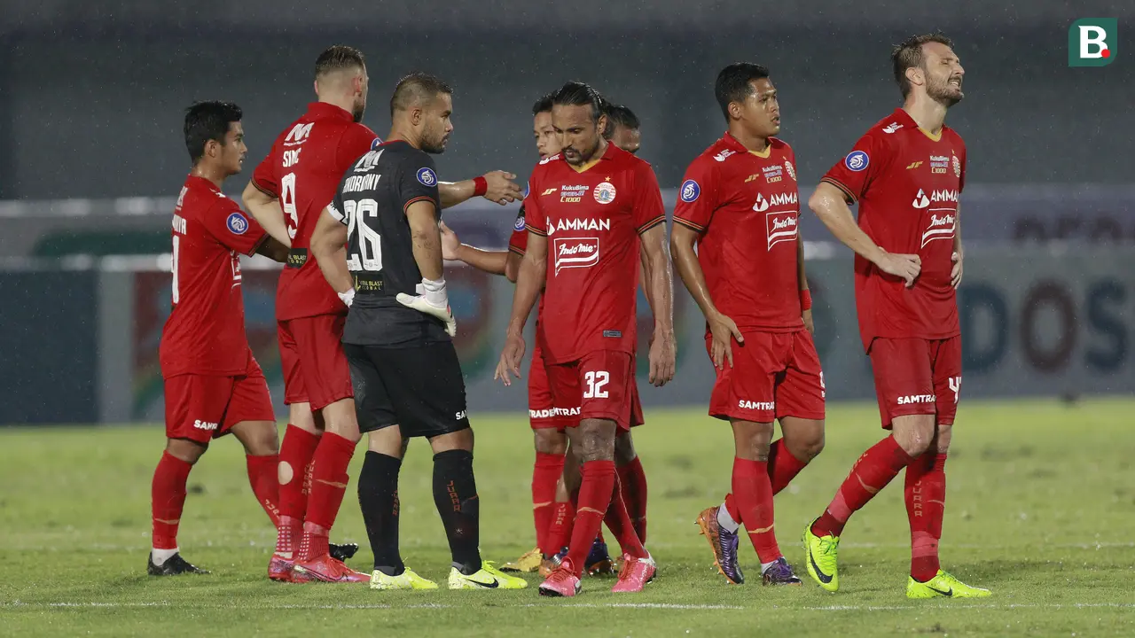 Foto: Kekecewaan Pemain Persija Jakarta Usai Kembali Gagal Menang di BRI Liga 1