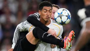 Dalam laga ini, Real Madrid mendominasi penguasaan bola mencapai 66 persen. Sebanyak 26 tembakan mampu dilepaskan dengan sembilan di antaranya tepat sasaran. (AP Photo/Manu Fernandez)