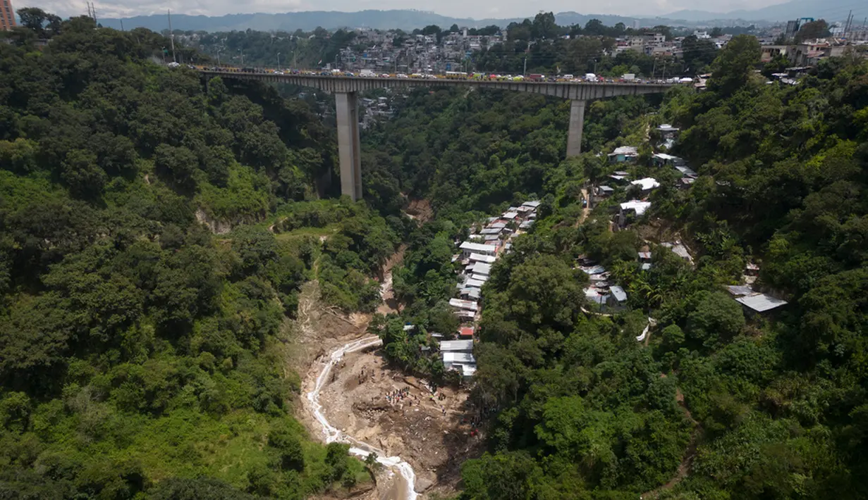 Guatemala memiliki tingkat kemiskinan sebesar 59 persen. (AP Photo/Moises Castillo)