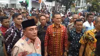 Gubernur Sumut Edy Rahmayadi temui pendemo (Liputan6.com/Reza Perdana)