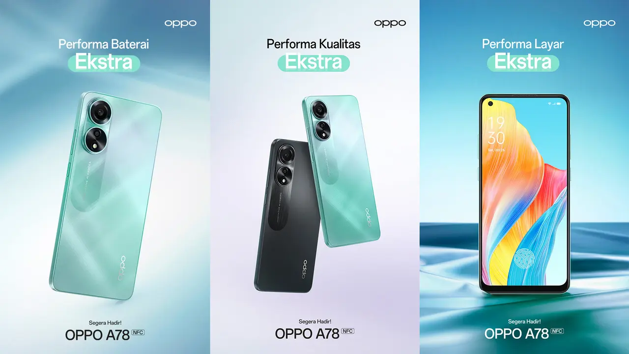 Oppo A78. Credit: Oppo Indonesia