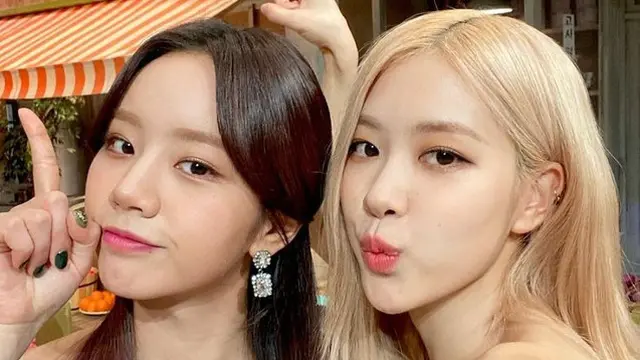 Rosé BLACKPINK and Hyeri Girls' Day