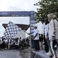 Antusias ribuan masyarakat meriahkan jalan sehat Bersama BUMN yang digelar oleh PT Pupuk Indonesia (Persero) di empat wilayah Provinsi Kalimantan Tengah (Kalteng) hari ini, Minggu (12/3/2023)