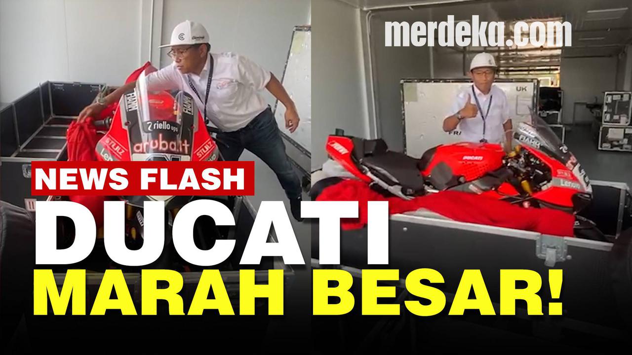 VIDEO: DUCATI NGAMUK! Kargo Superbike Buat Balap di Mandalika Dibongkar Panitia Lokal