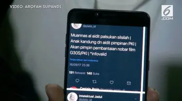 Pengacara Muanas Al Aidid Laporkan Akun Medsos Jonru Ginting, karena menuduh dirinya keturunan PKI.