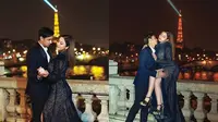 Felicya Angelista dan Caesar Hito pemotretan di Paris (Sumber: Instagram/fdphotography90)