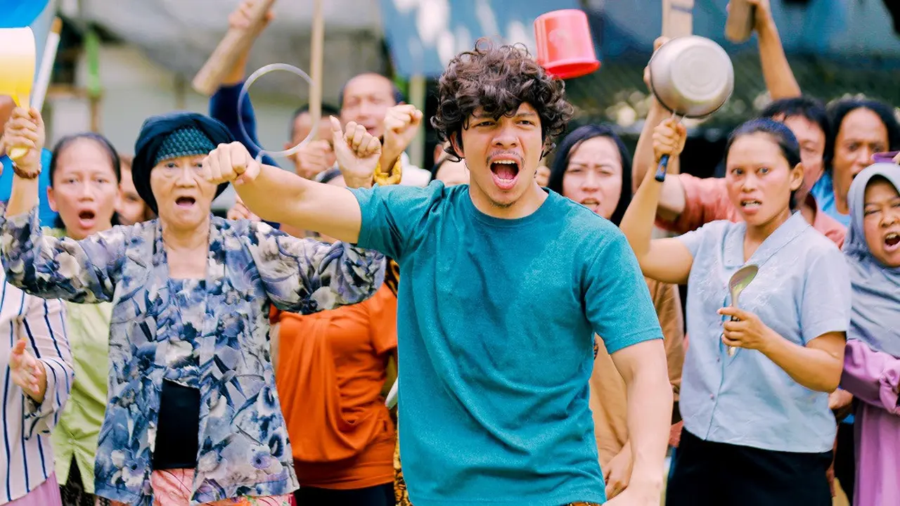 Atta Halilintar dalam film Ashiap Man. (Foto: Prime Video)