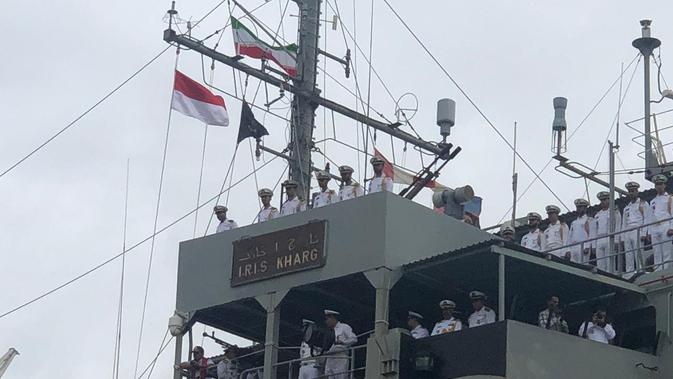 Kapal Republik Islam Iran (Kharg) ke Republik Indonesia. Dok: Kedubes Iran di Jakarta