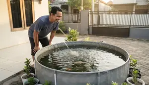 Cara Budidaya Gurame Tanpa Kolam Tanah, Panen Melimpah di Lahan Sempit Pekarangan Rumah