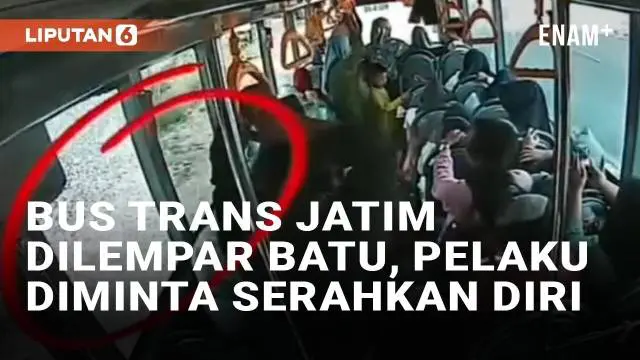 VIDEO: Bus Trans Jatim Dilempar Batu oleh OTK, PJ Bupati Bangkalan Minta Pelaku Serahkan Diri