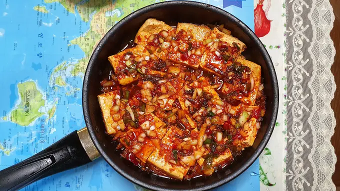 Resep Tahu Goreng Teflon Bumbu Siram