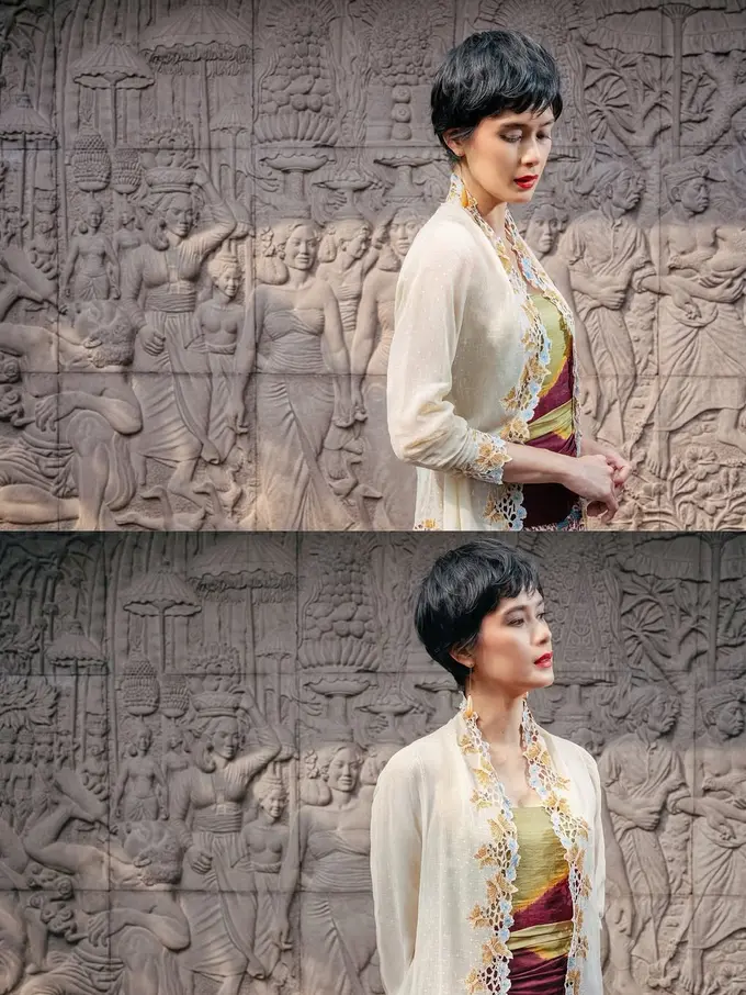 Anggun dalam Wastra dan Kebaya, Renata Kusuma Tampil Elegan dengan Sentuhan Modern