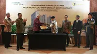 Hunian mahasiswa. Pengembang proyek superblok Agung Podomoro di Selatan Jakarta, Podomoro Golf View, menggandeng PT Daya Makara Universitas Indonesia (UI) menyediakan hunian apartemen untuk mahasiswa.