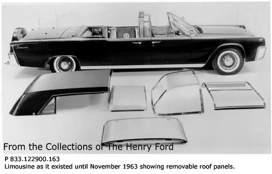 Kennedy Presidental Limo, mobil legendaris yang digunakan presiden John F Kennedy saat tertembak (Foto: thehenryford.org/)