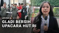 Gladi Bersih Upacara HUT ke-81 RI