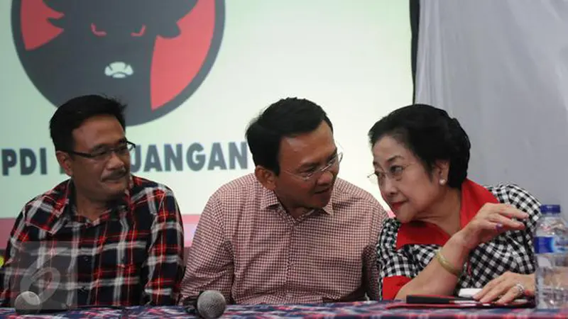 Ahok, Djarot, dan Megawati