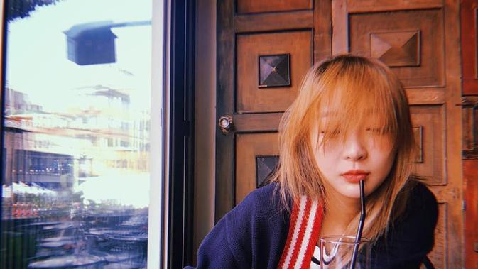 hyelin exid malu bicara soal kerontokan rambut