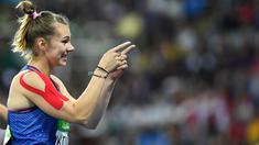 Sara Kolak adalah atlet lempar lembing putri yang berhasil melakukan lemparan sejauh 66,18m pada final lempar lembing putri Olimpiade Rio 2016 di Stadion Olympic, Rio de Janeiro, Brasil, (19/8/2016). (AFP/Jewel Samad)
