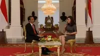 Wawancara khusus Presiden Jokowi. (Liputan6 TV)