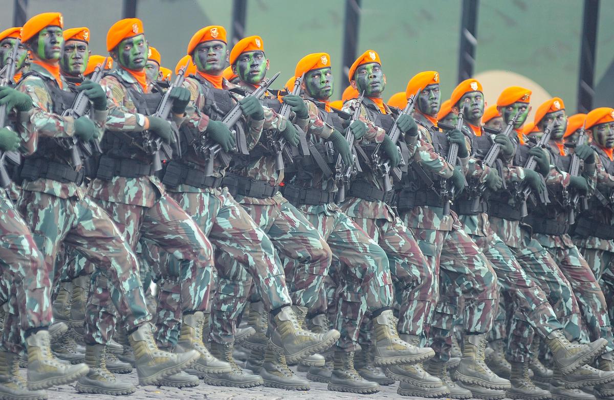Geladi Bersih HUT TNI di Monas