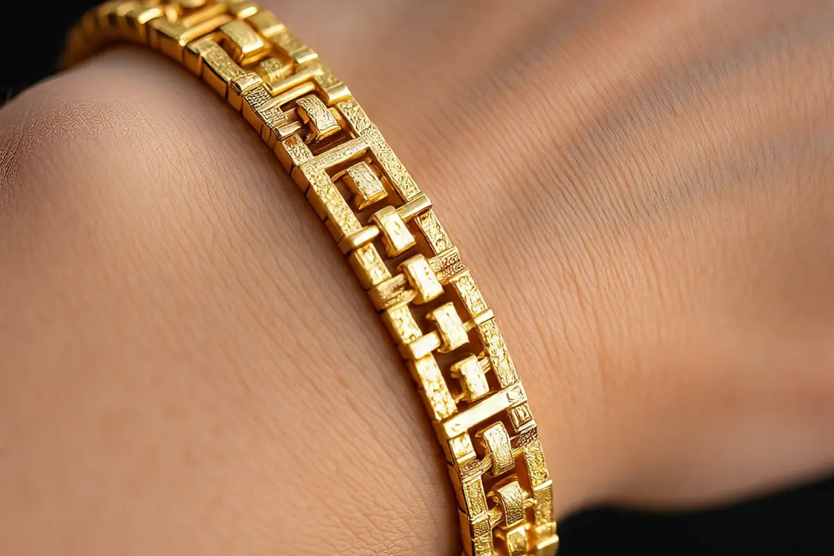 Model Gelang Rantai Emas London Terbaru