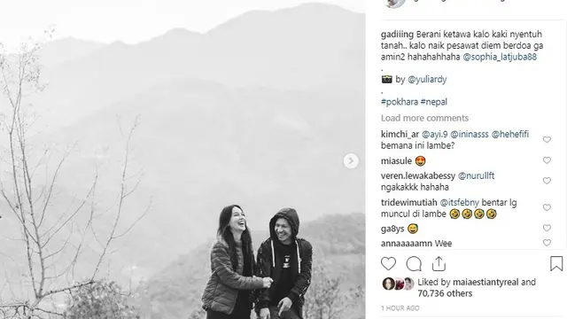 Gading Marten dan Sophia Latjuba