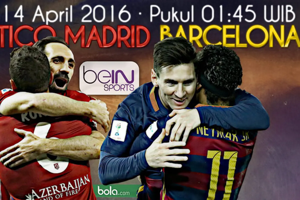 Atletico Madrid vs Barcelona (Bola.com/Samsul Hadi)
