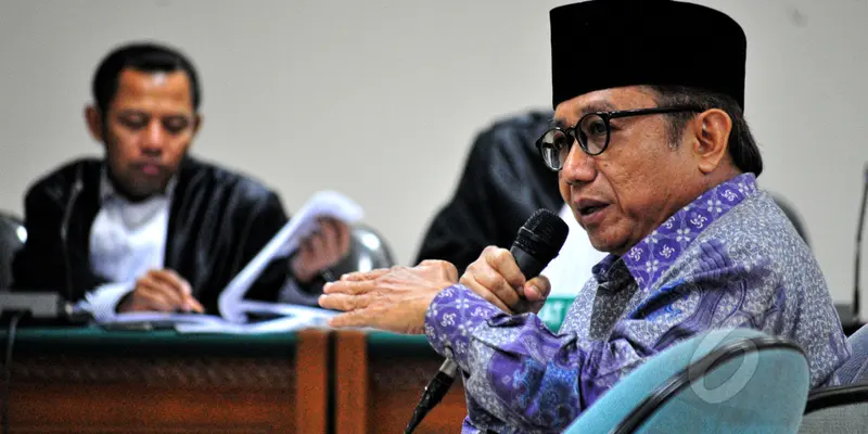 Kesaksian Waryono Karno di Sidang Lanjutan Sutan Bhatoegana 