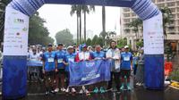 Ajang Care for Sumut Charity Run yang digelar di Plaza Parkir Timur Gelora Bung Karno (GBK), Jakarta, Minggu (8/2/2026). (Istimewa)