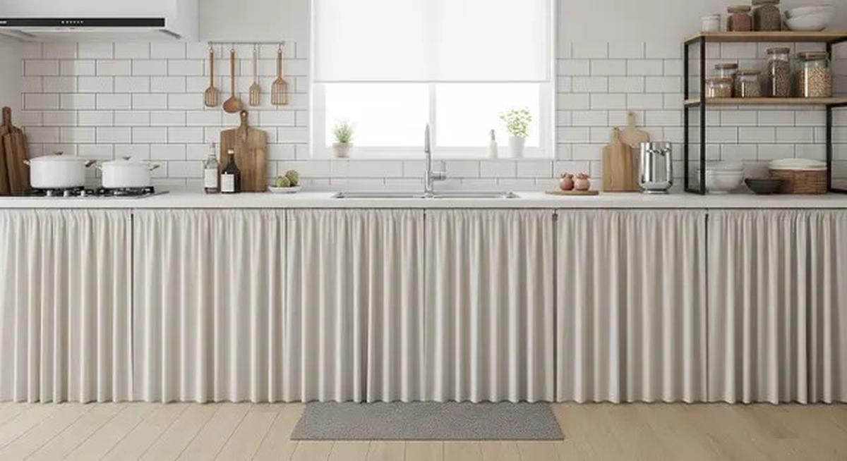 8 Model Gorden Kolong Dapur Minimalis, Bikin Hunian Lebih Rapi dan Estetik